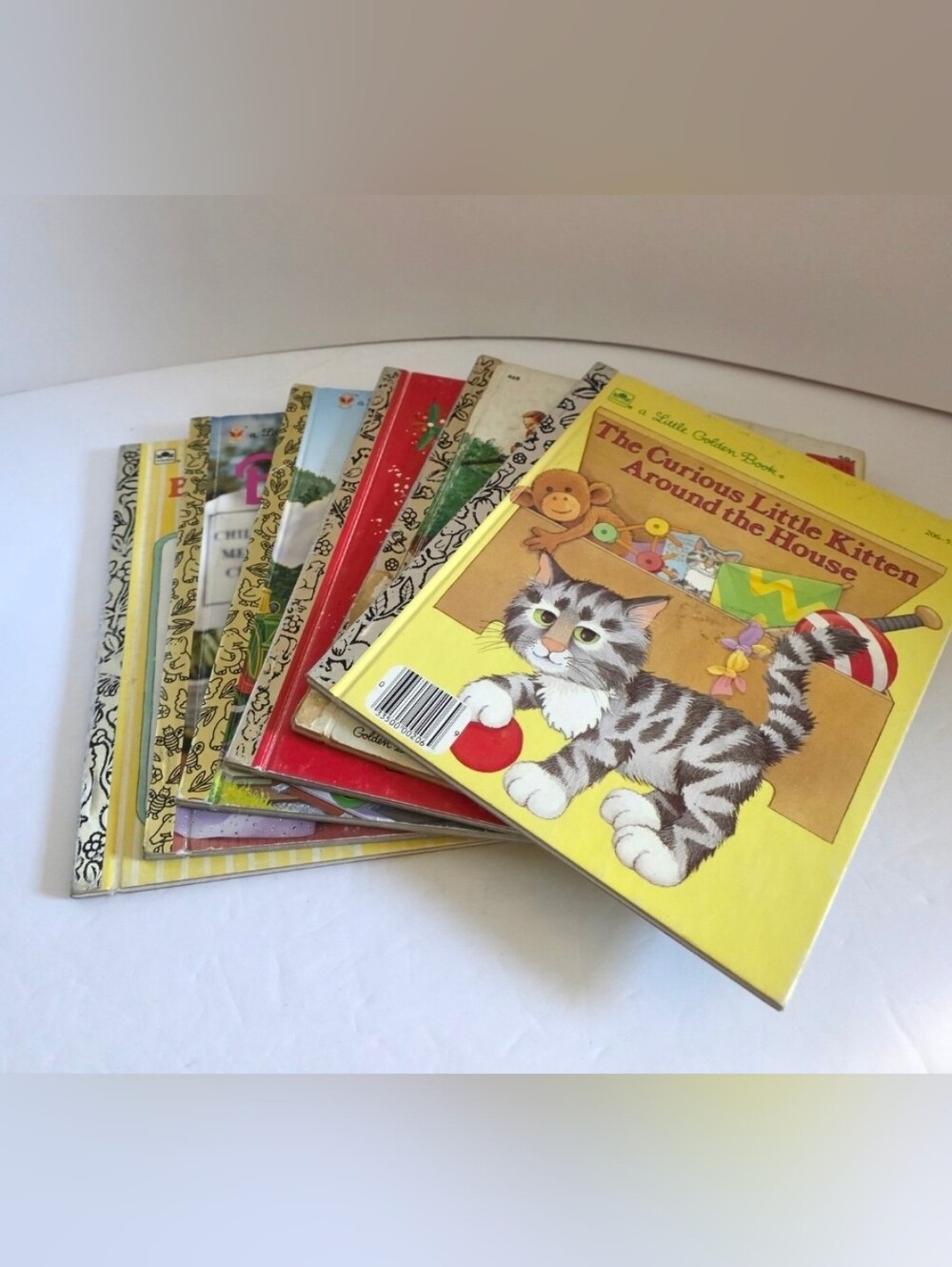 Vintage Lot Of 6 Little Golden Books. Collectable See Description For Titles